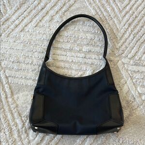 Vintage Ferragamo Black and navy Women's Handbag